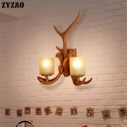 applique murale décorative en bois de cerf pour intérieur - vue 4 sur 7