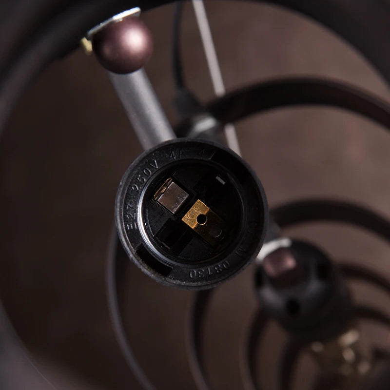 suspension vintage moderne en fer forgé pour intérieur - vue 5 sur 7