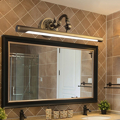 Applique murale Led Vintage en cuivre pour salle de bains - vue 4 sur 6