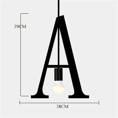 suspension nordique diy love luminaire décoratif pour loft et bar - vue 30 sur 29