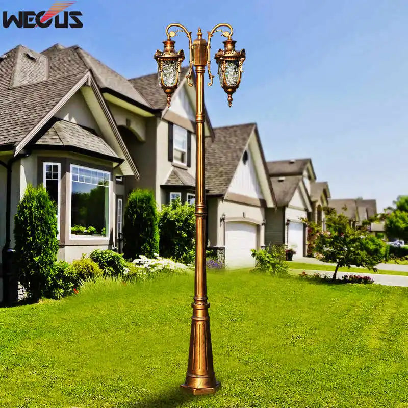 (H≈2.6M)Villa Home Outdoor Garden Light Park Community Landscape Street Project Lighting Street Lamp - vue 2 sur 10