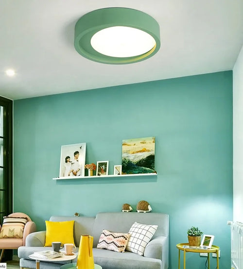 plafonnier moderne à led pour chambre d'enfant et salon - vue 7 sur 6