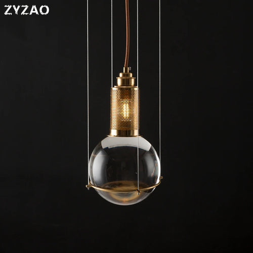 suspensions en verre cristal design nordique pour restaurants et cafés - vue 6 sur 8