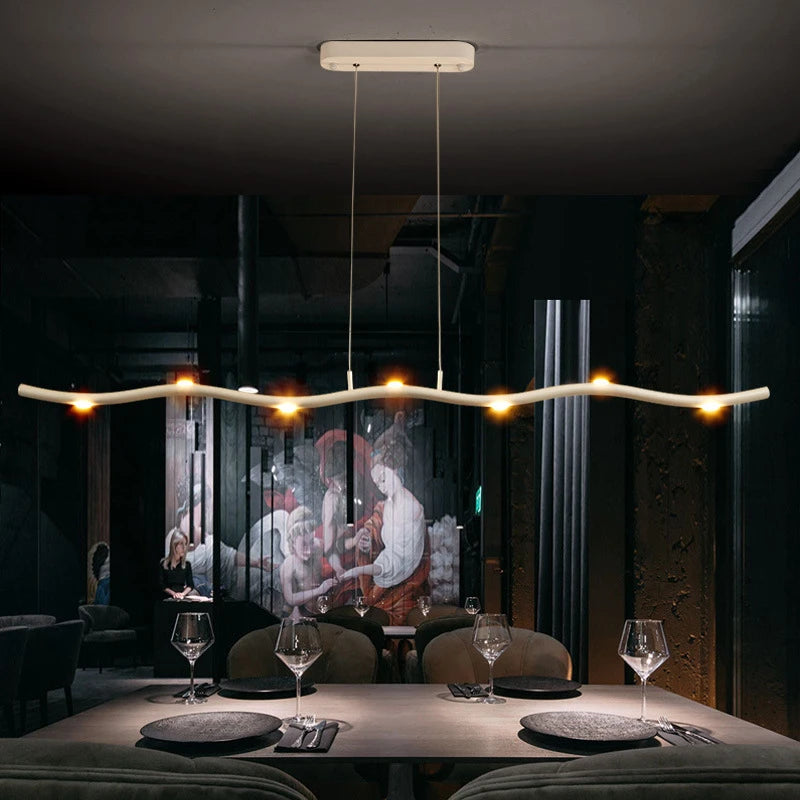 suspension moderne en aluminium pour décoration industrielle - vue 3 sur 10