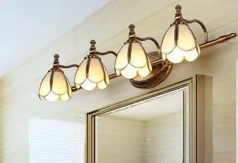 applique murale vintage miroir avec éclairage led pour maquillage - vue 9 sur 10