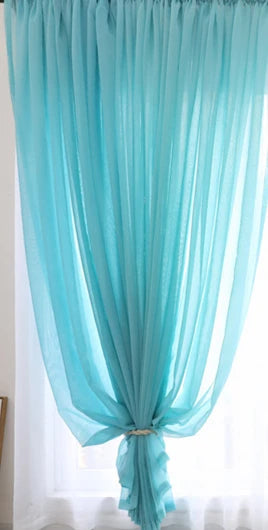 Voilage tulle transparent mesure hauteur 300cm salon chambre - vue 11 sur 11