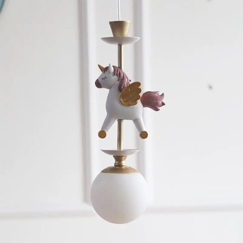 lampe de chevet suspendue en bois moderne pour enfants - vue 8 sur 13