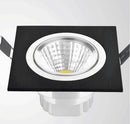 spot led encastrable carré à intensité variable décoratif pour intérieur