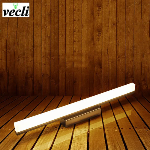 12W 490MM Bathroom Led Mirror Front Light ,LED Stainless Steel Wall Mounted Bathroom Lights AC85-260V Bar Modern Wall Lamps - vue 3 sur 6