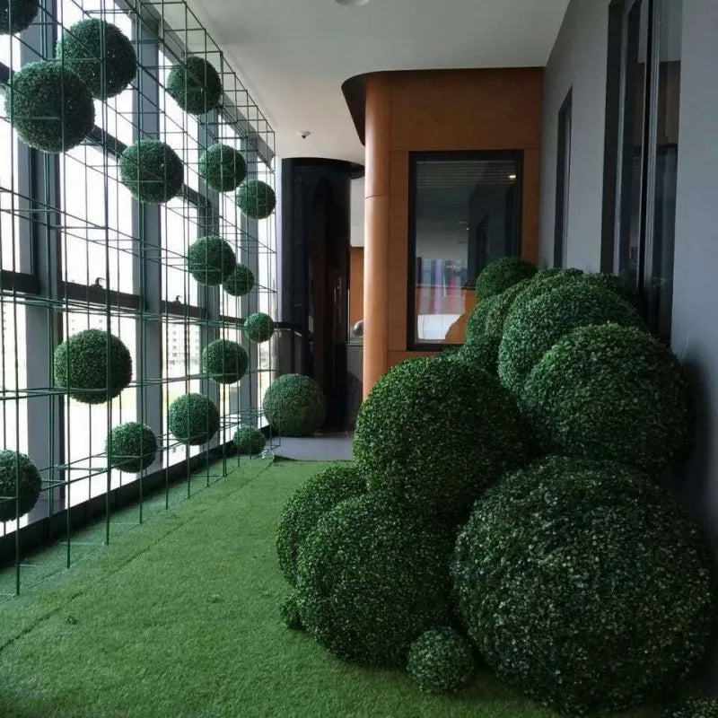boule de buis artificielle décoration pour jardin mariage et fêtes - vue 5 sur 12