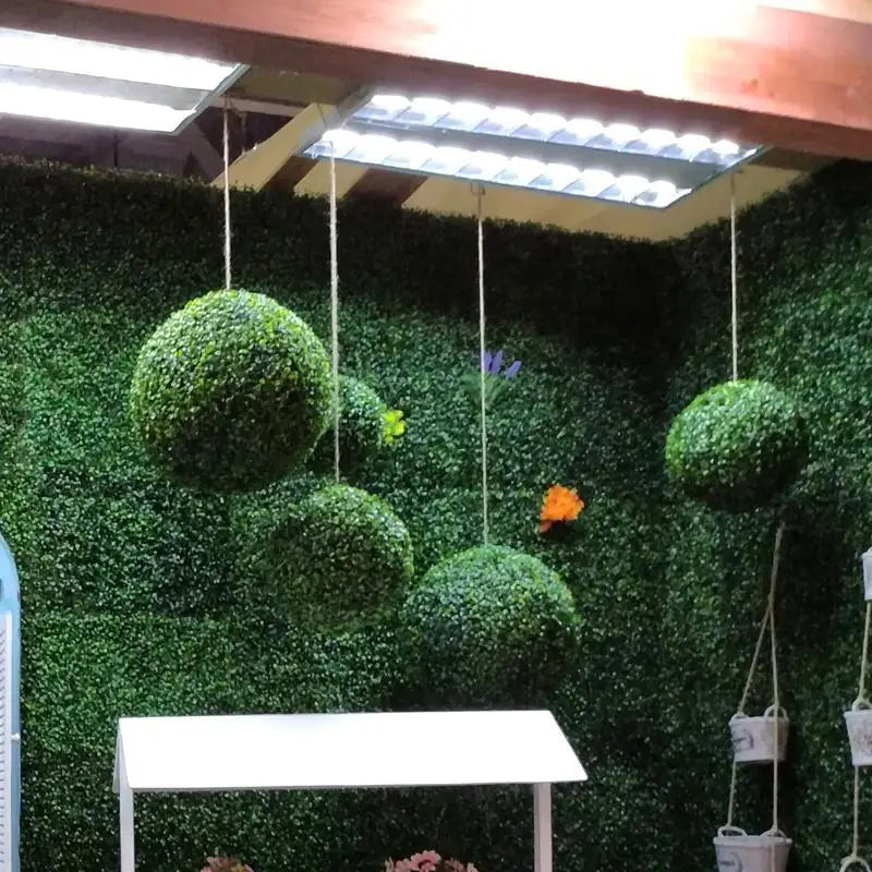boule de buis artificielle décoration pour jardin mariage et fêtes - vue 3 sur 12