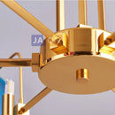 suspension design ronde en agate de fer moderne