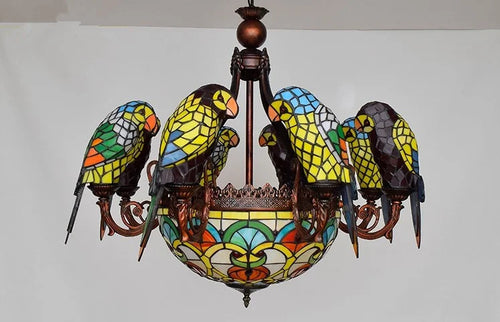 lustre suspendu perroquet lampe créative pour bar et club - vue 7 sur 12