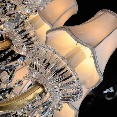 lustre moderne en cristal pour un éclairage élégant et raffiné - vue 4 sur 6