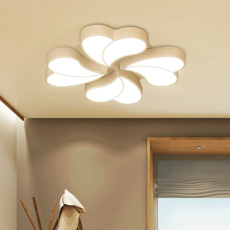 plafonnier led ultra fin moderne avec télécommande créative et personnelle - vue 4 sur 6