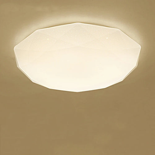 plafonnier nordique diamant étoile ciel leds acrylique moderne - vue 4 sur 6