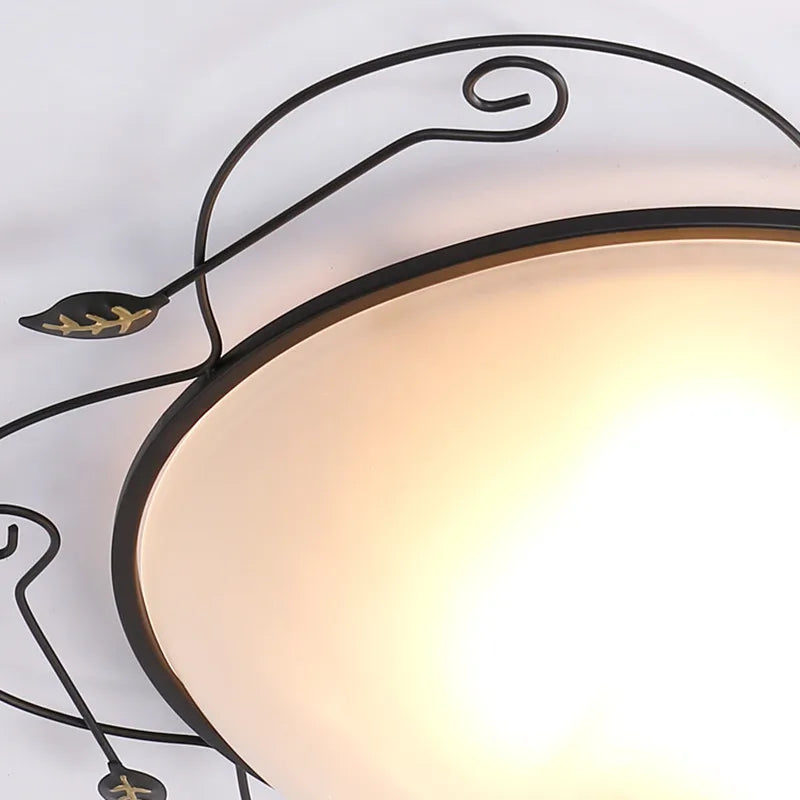plafonnier moderne en verre style industriel pour éclairage décoratif - vue 5 sur 5