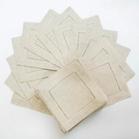 Serviette de table dentelle brodée style europe lin