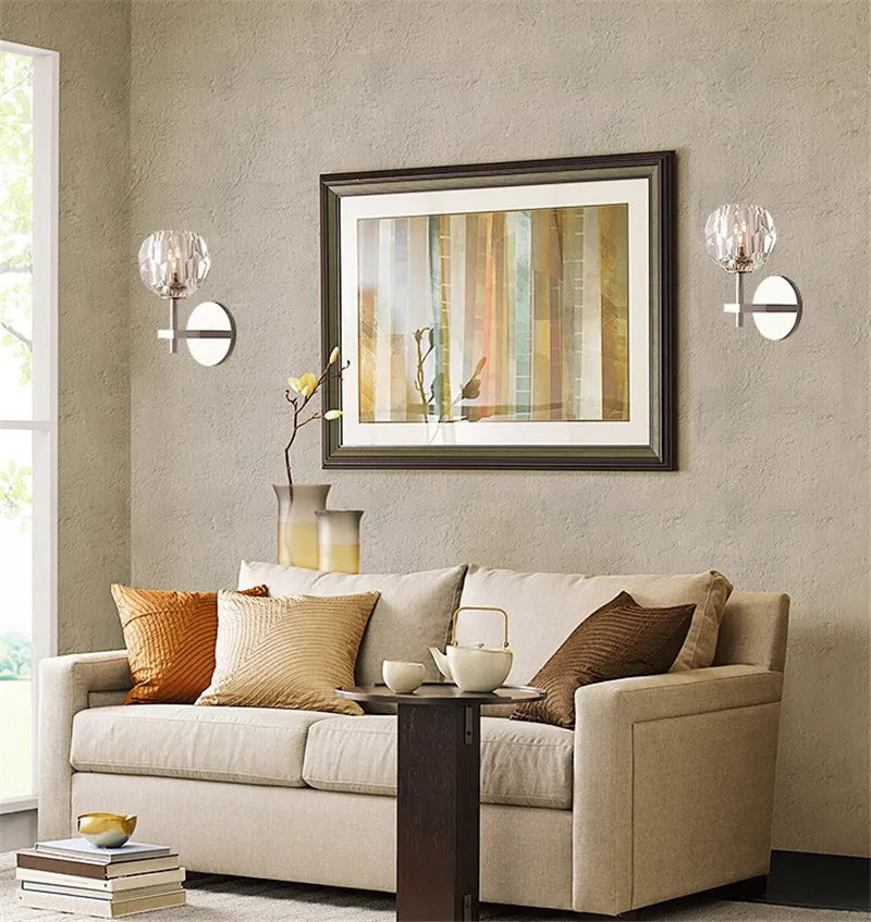 applique murale moderne en verre pour décoration romantique - vue 6 sur 12