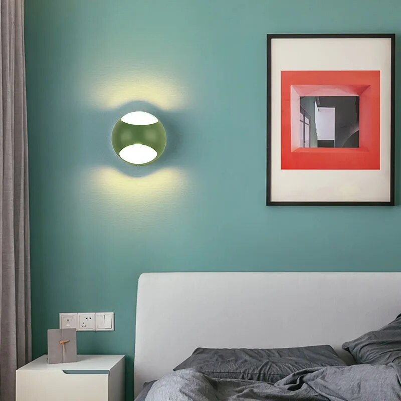 applique murale led luminaire intérieur escalier miroir éclairage - vue 4 sur 11