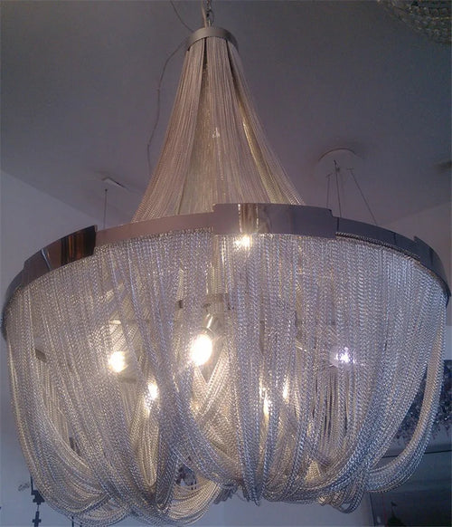 suspension moderne en aluminium design pour un éclairage élégant - vue 6 sur 9