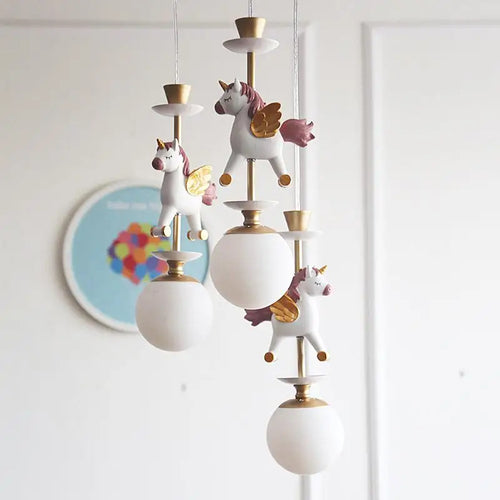 lampe de chevet suspendue en bois moderne pour enfants - vue 8 sur 13
