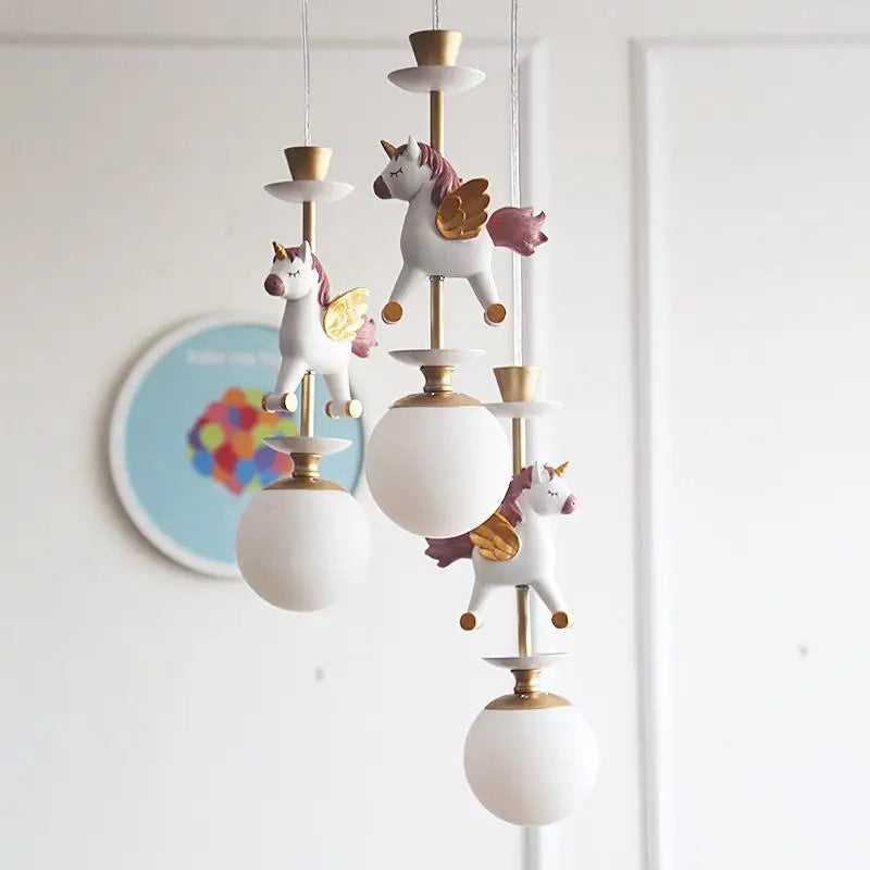 lampe de chevet suspendue en bois moderne pour enfants - vue 7 sur 13