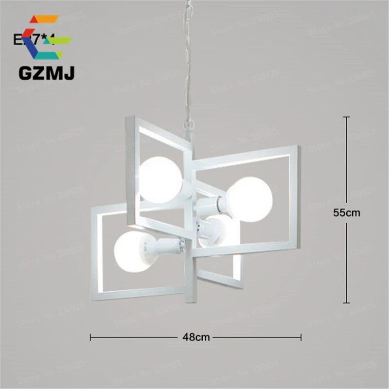 support de lampe suspension vintage industriel pour allée - vue 3 sur 8
