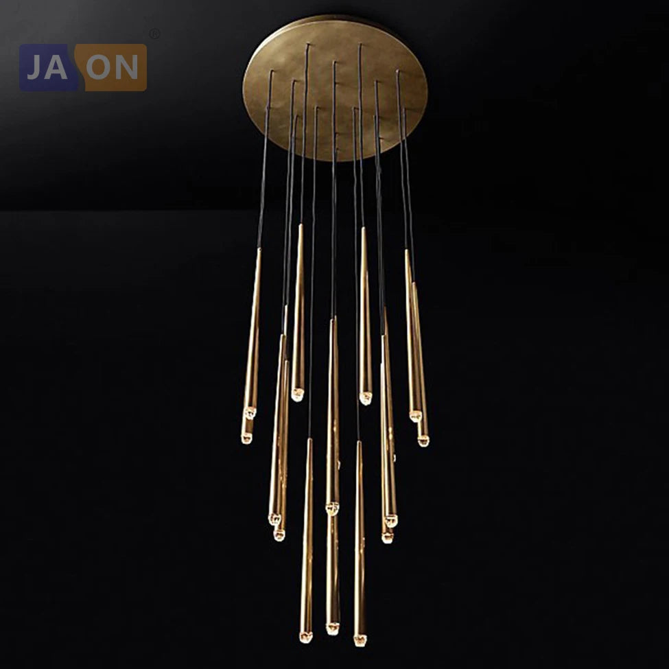 suspension vintage en cristal de fer américain pour intérieur - vue 4 sur 7