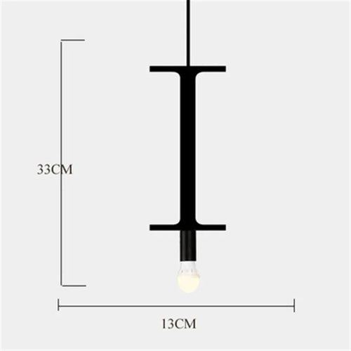 suspension nordique diy love luminaire décoratif pour loft et bar - vue 26 sur 29