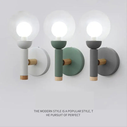 lampe de chevet nordique en verre design créatif pour salon et hôtel - vue 2 sur 9