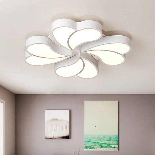 plafonnier led ultra fin moderne avec télécommande créative et personnelle - vue 4 sur 6