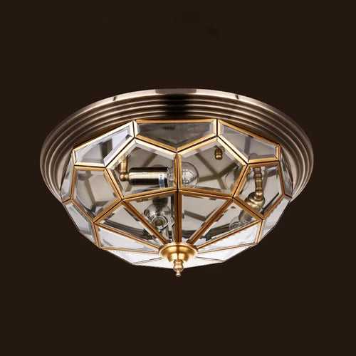 plafonnier en cuivre design pour intérieur moderne élégant - vue 4 sur 6