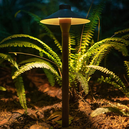 lampe LED champignon aluminium pour éclairage extérieur et jardin - vue 7 sur 8