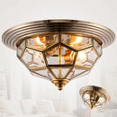 plafonnier en cuivre design pour intérieur moderne élégant