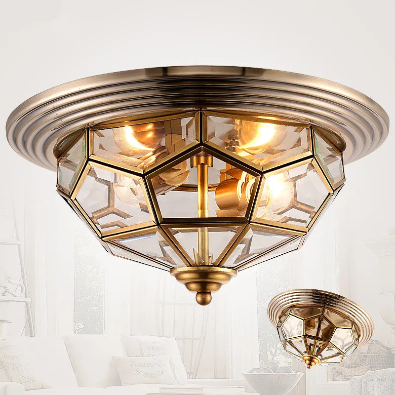 plafonnier en cuivre design pour intérieur moderne élégant - vue 6 sur 6