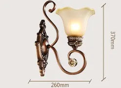 applique murale vintage rétro luminaire de luxe européen - vue 4 sur 11