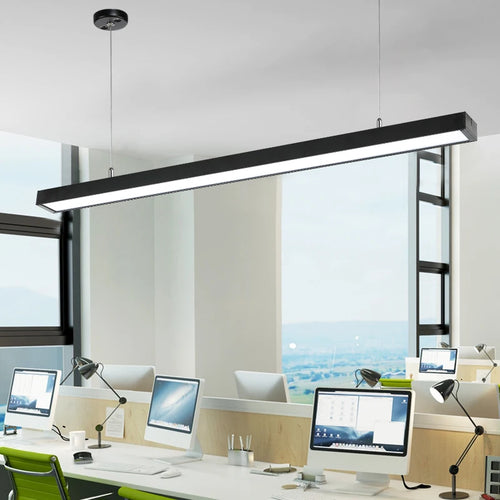 suspension LED design moderne idéale pour restaurant art bureau - vue 3 sur 6