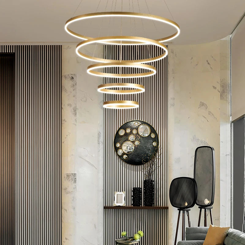 lustre moderne pour éclairage intérieur décoratif suspendu - vue 6 sur 18