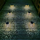 lanterne solaire suspendue décorative pour jardin extérieur