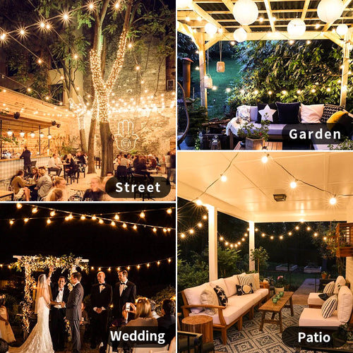 guirlande lumineuse led vintage pour extérieur et jardin - vue 7 sur 6