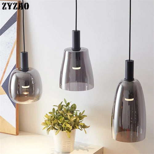 suspension en verre pour décoration d'intérieur moderne - vue 4 sur 12