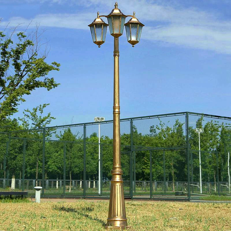 lampadaire épais en aluminium pour éclairage extérieur jardin - vue 3 sur 10