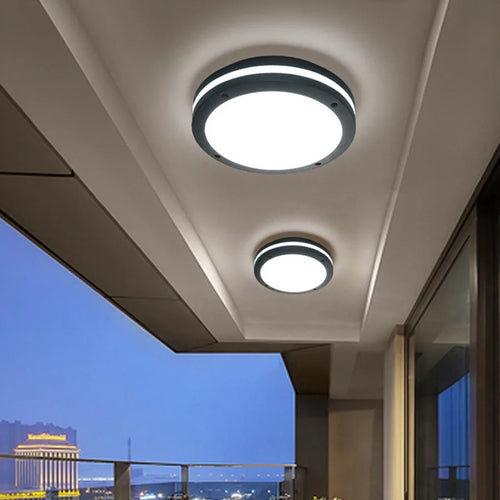 plafonnier extérieur étanche pour jardin balcon couloir et porche - vue 3 sur 10