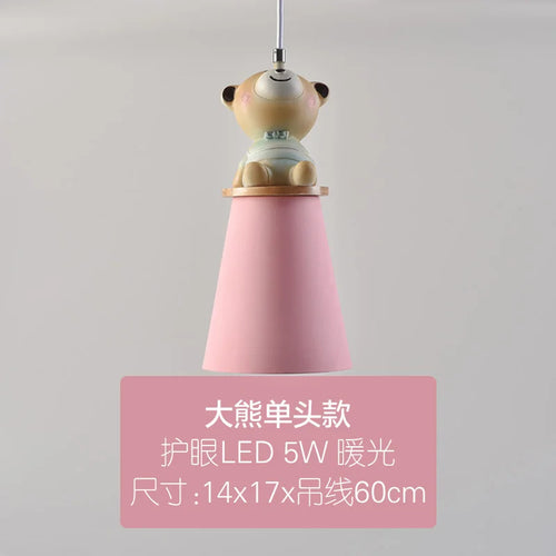 lustre créatif dessin animé animal pour chambre d'enfants - vue 12 sur 11