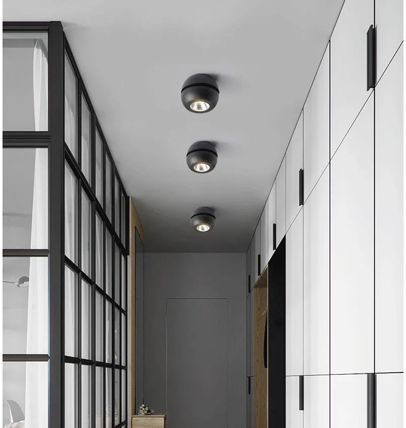 spot lumineux led pour plafond montage surface intensité variable - vue 4 sur 5