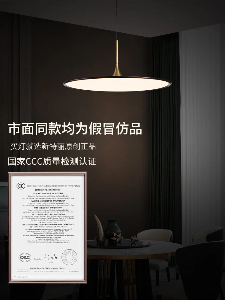 lustre moderne créatif nordique tête unique luxe étude - vue 5 sur 9