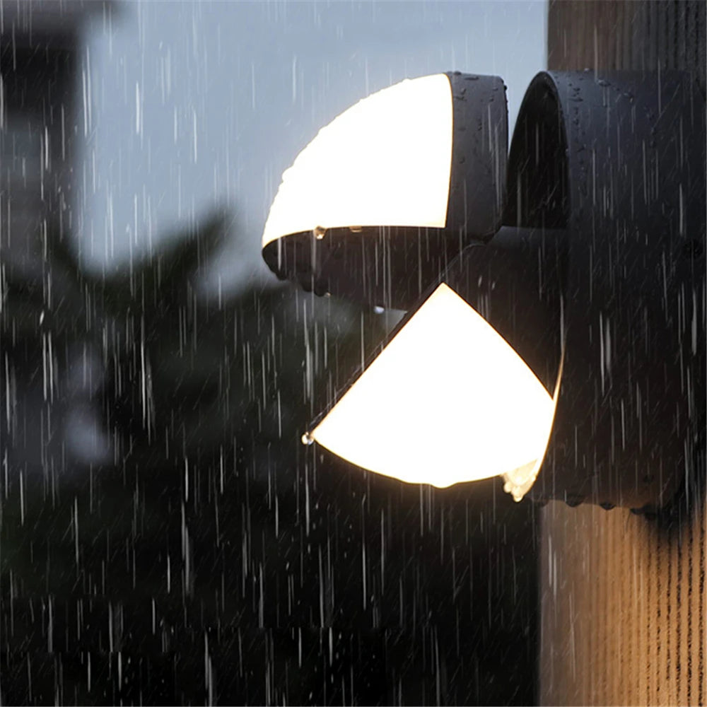 applique murale led étanche extérieur éclairage moderne décoratif paysage jardin allée - vue 3 sur 11