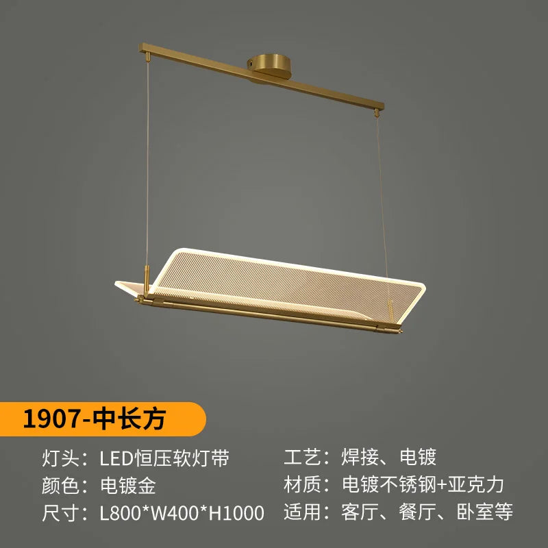 suspension design minimaliste luxe pour intérieur moderne - vue 9 sur 12