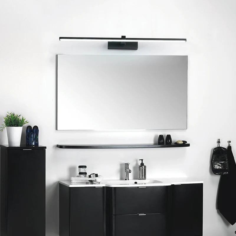 applique murale LED miroir moderne pour chambre salle de bain Luminaria luminaires déco Maison Penteadeira Luminaire Wandlamp - vue 3 sur 14